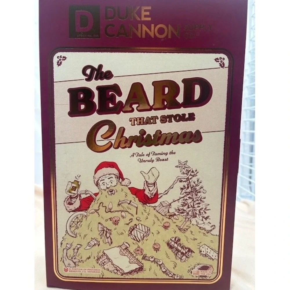 Duke Cannon 3pc Gift Set Beard Wash and Oil